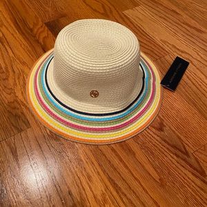 Adrienne Vittadini Multi Color Floppy Hat NEW